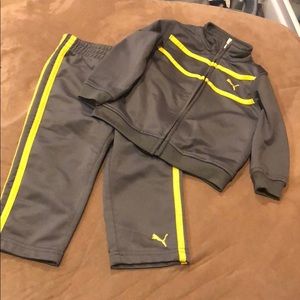 Puma sweat pant/jacket set